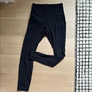 Lululemon Black High-Waisted Leggings - Size 4